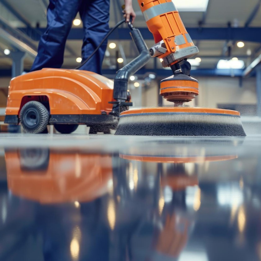 Commercial and industrial construction cleaning floor cieling windows New York