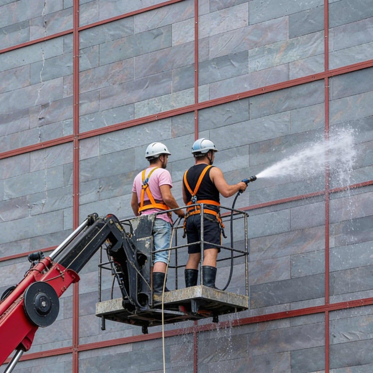 Commercial and industrial construction cleaning floor cieling windows New York